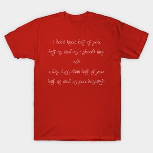 Half As Well - Bilbo T-Shirt